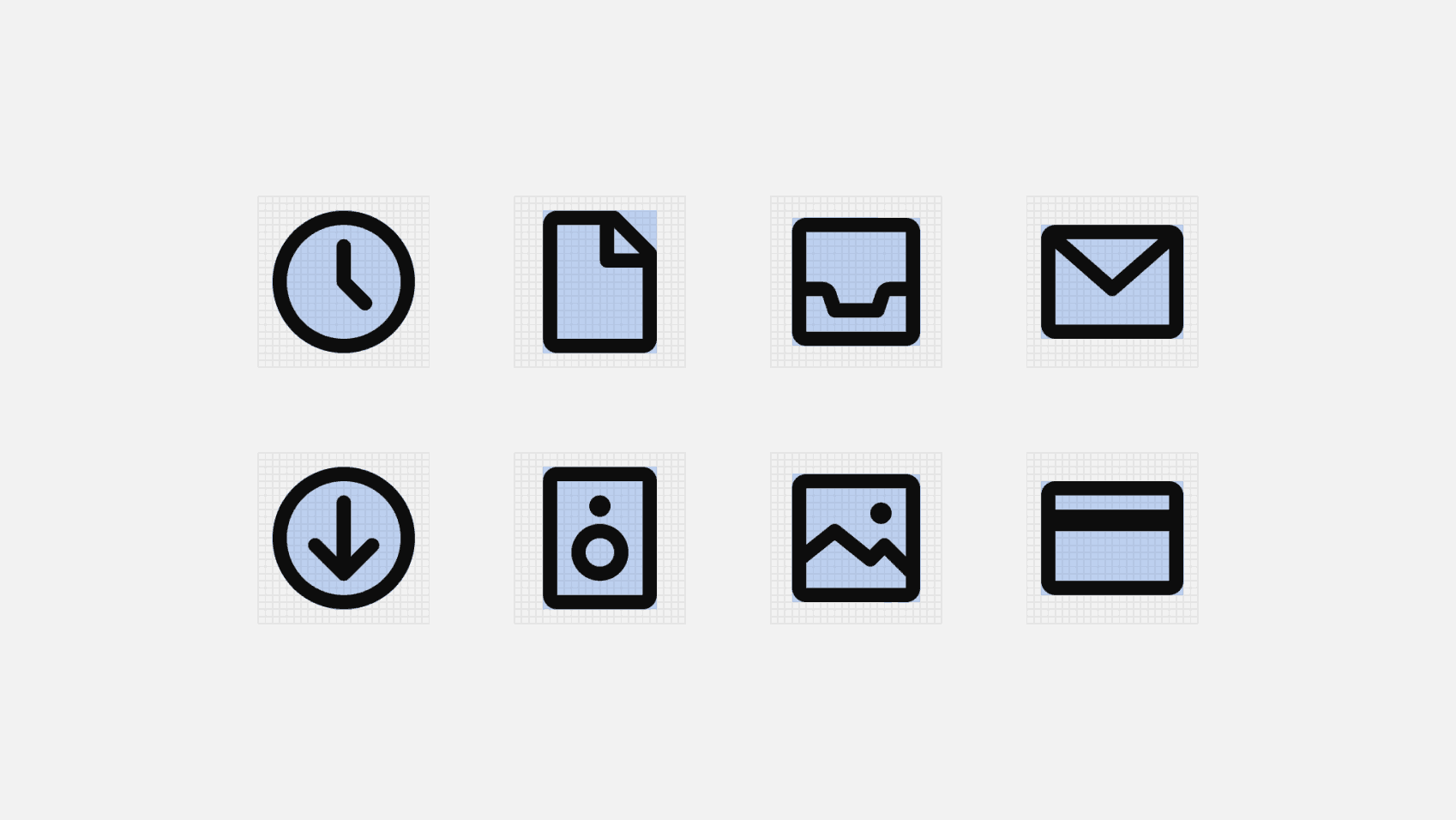 Icon workflow keylines